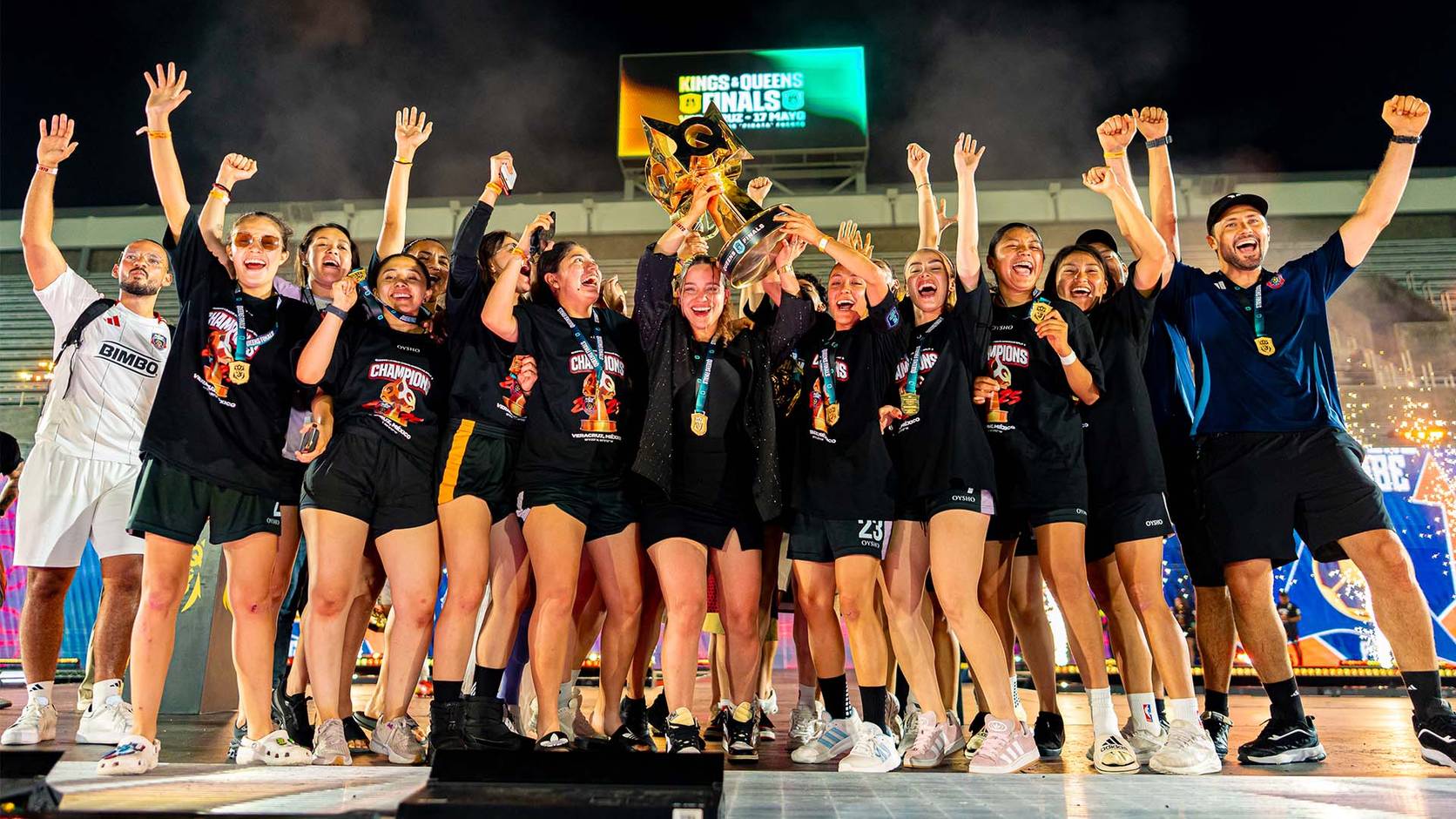 Isa Rockets rompió la mufa y sus Galácticas del Caribe se coronaron en el Split 2 de la Queens League Oysho Americas