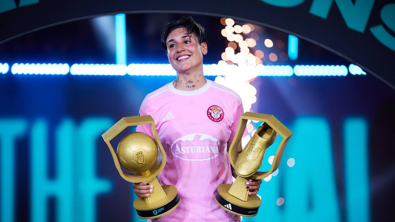 Champion and top scorer Sandra Luzardo leads the Queens League Spain nominees for the Golden Crown 2026