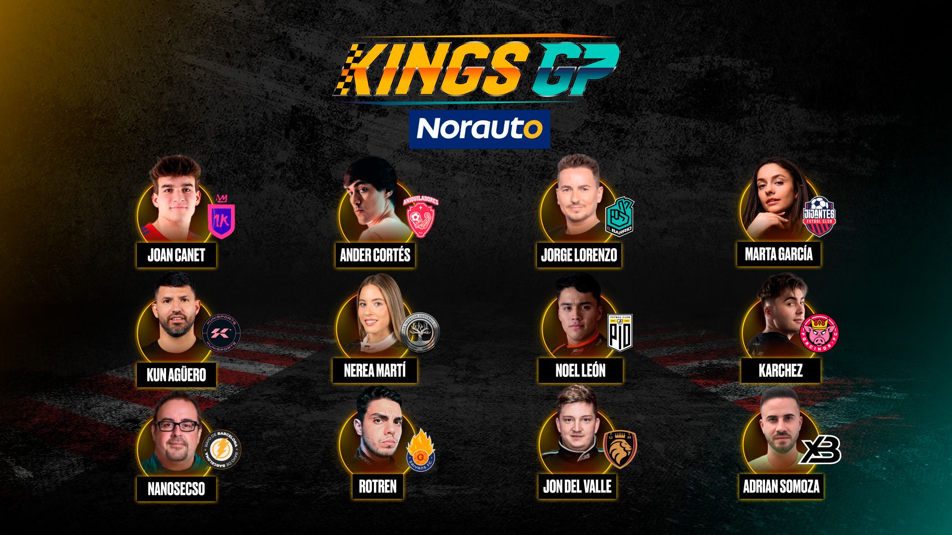 Los 12 pilotos que competirán en el Kings GP del WiZink Center