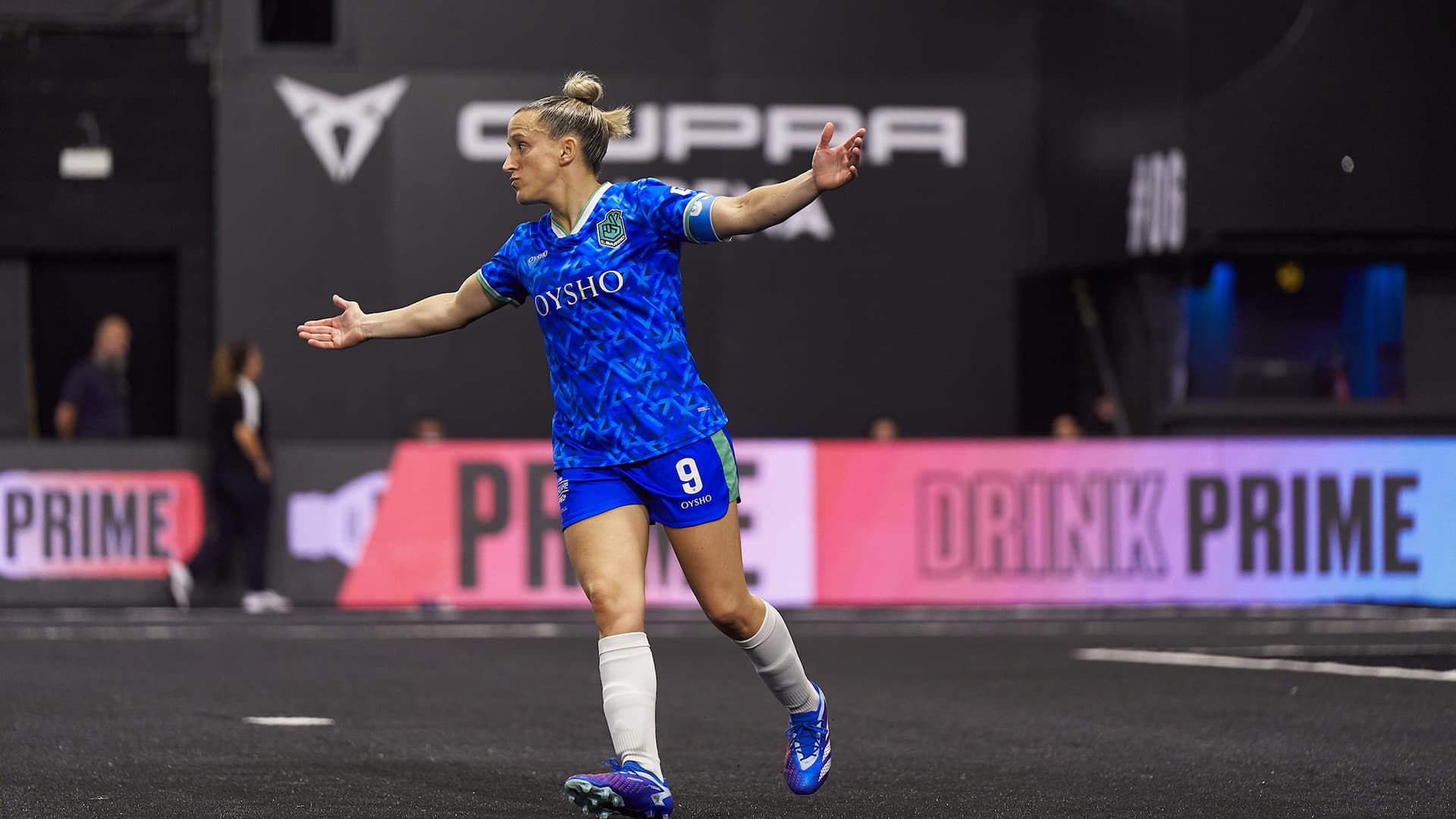 Evita Díez lidera los 100 goles de El Barrio en la Queens League